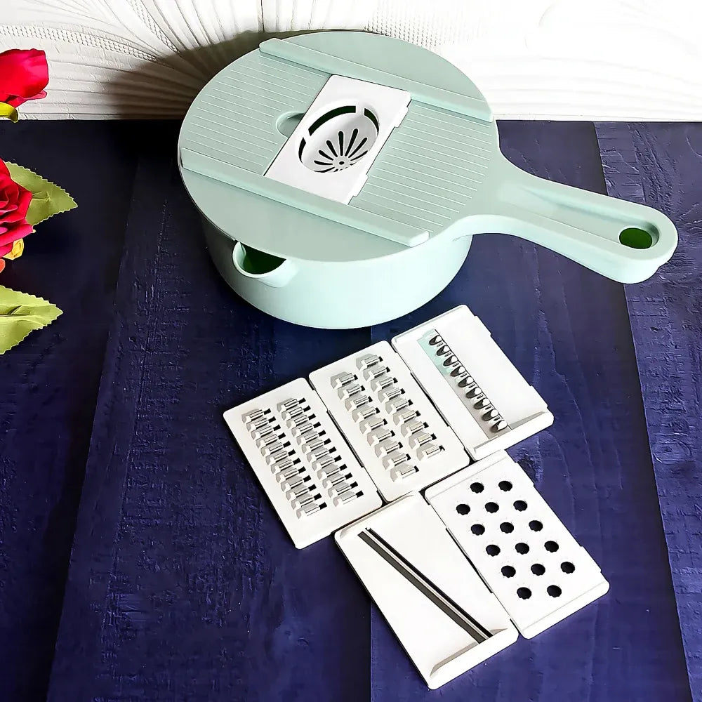 6-in-1 multi-function vegetable chopper - home & kitchen