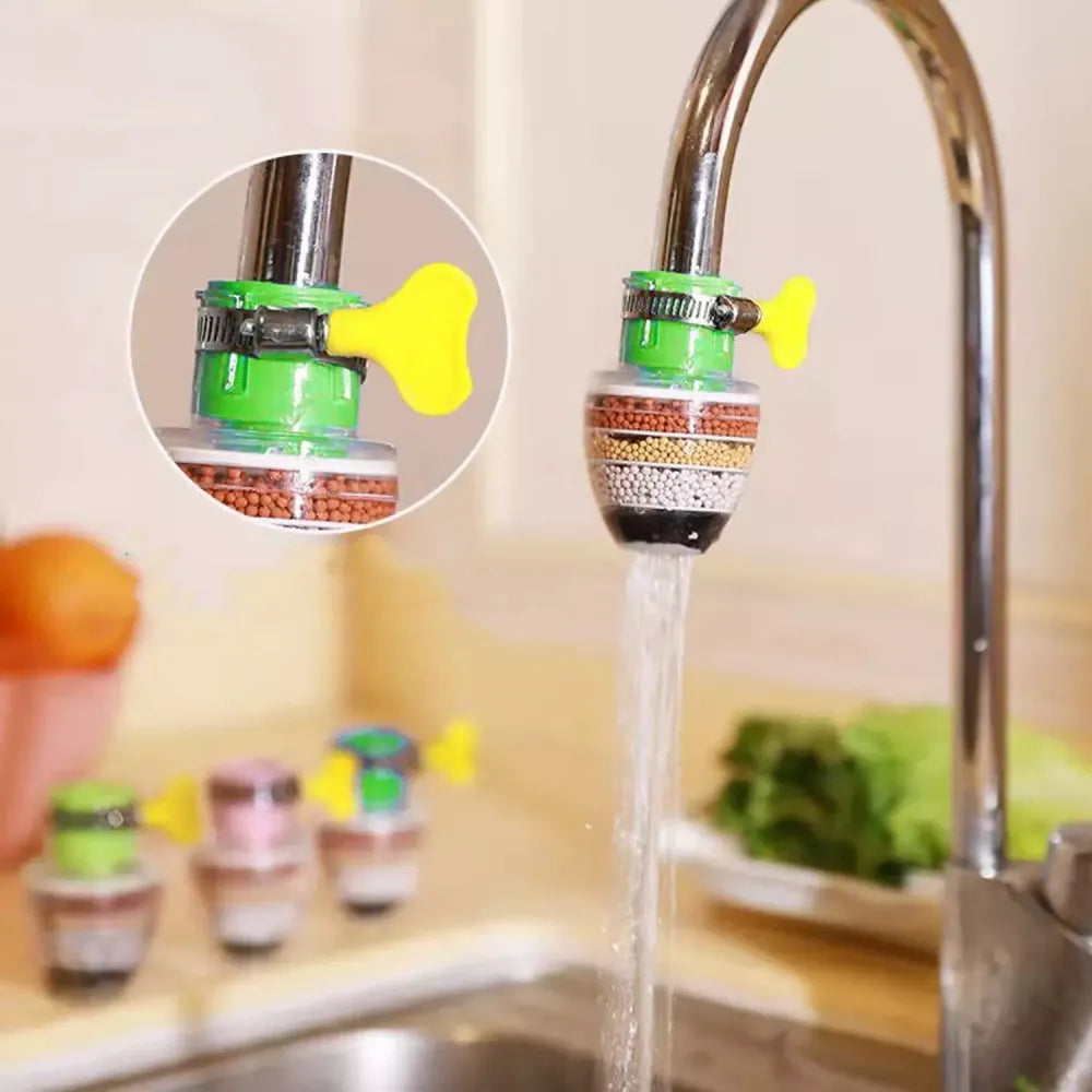 6-layer faucet water filter