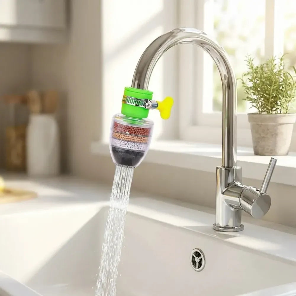 6-layer faucet water filter - home improvement