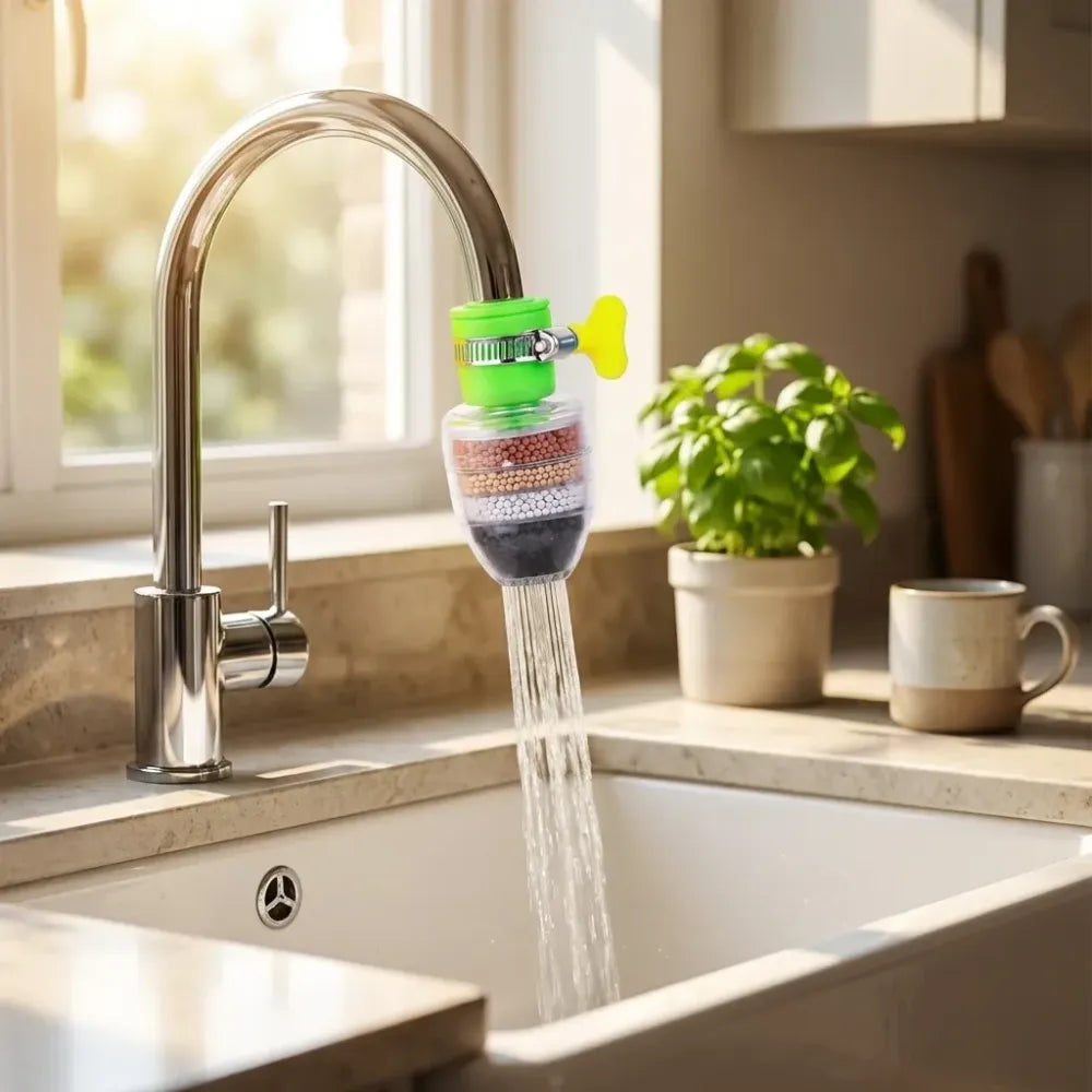 6-layer faucet water filter - home improvement