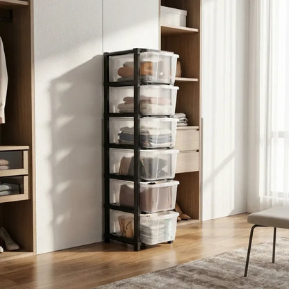 6-layer modular storage drawer cabinet - home & kitchen