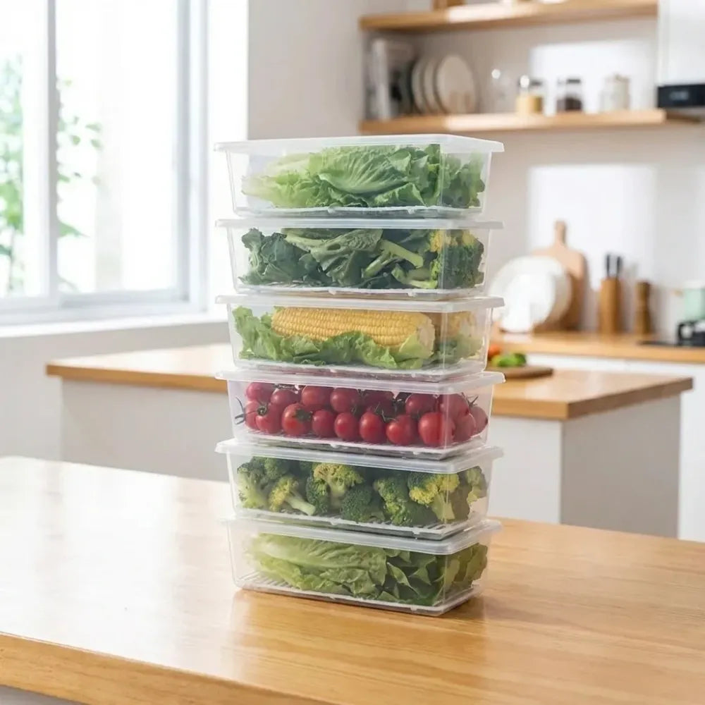 6-pack fridge storage boxes - home & kitchen