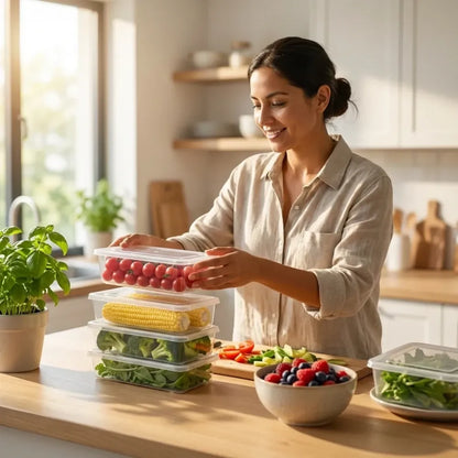 6-pack fridge storage boxes - home & kitchen
