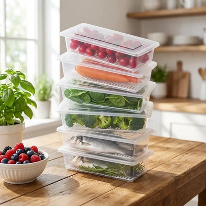 6-pack fridge storage boxes - home & kitchen