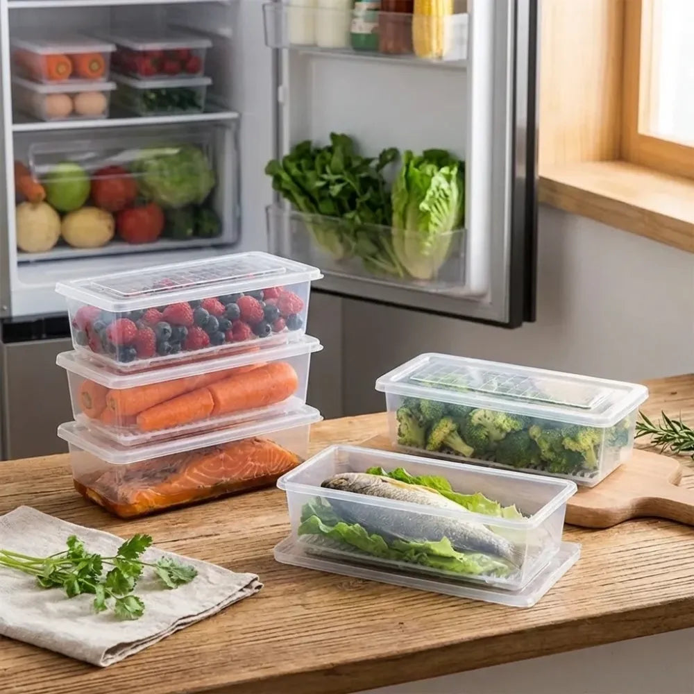 6-pack fridge storage boxes - home & kitchen