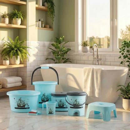 6-piece bathroom accessories set - home improvement