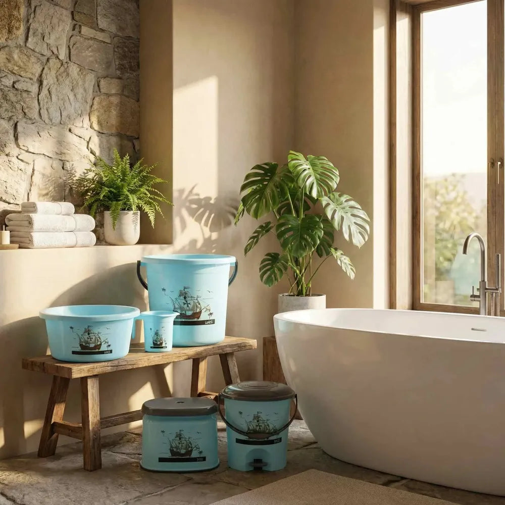 6-piece bathroom accessories set - home improvement