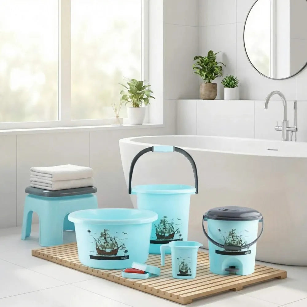 6-piece bathroom accessories set - home improvement