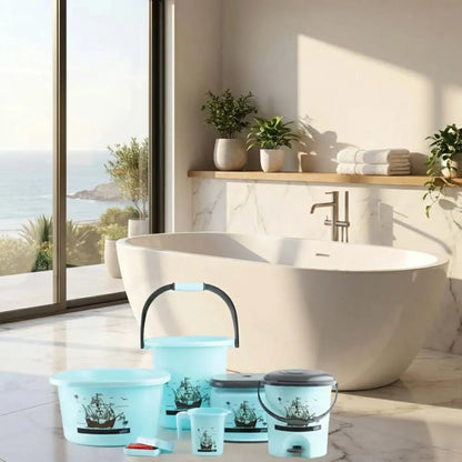 6-piece bathroom accessories set - home improvement