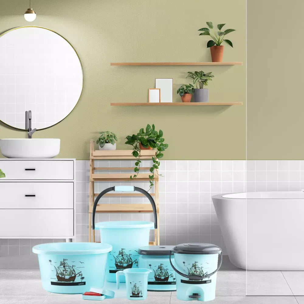 6-piece bathroom accessories set