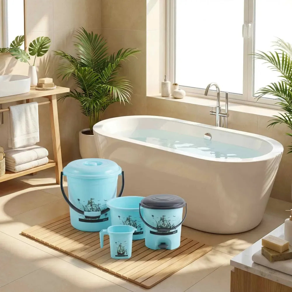 6-piece bathroom accessories set - home improvement