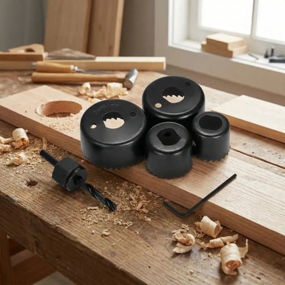 6-piece hole saw cutter set - hardware