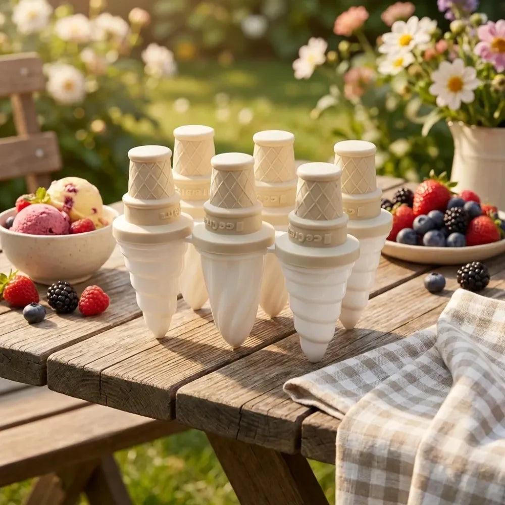 6-piece ice cream molds - home & kitchen