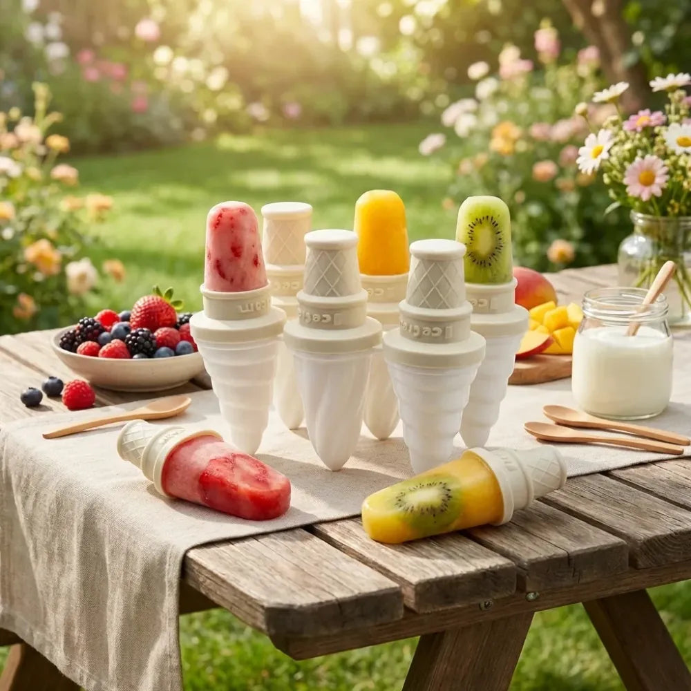 6-piece ice cream molds - home & kitchen