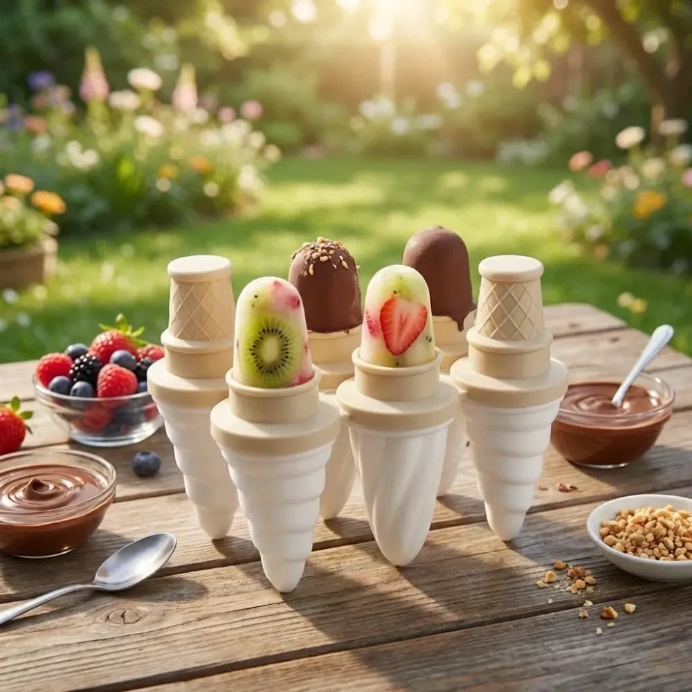 6-piece ice cream molds - home & kitchen