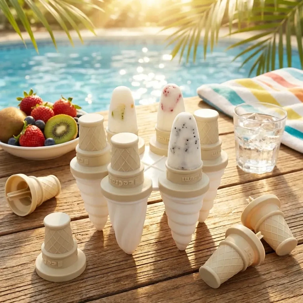 6-piece ice cream molds - home & kitchen
