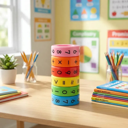 6-piece math magnetic toy set