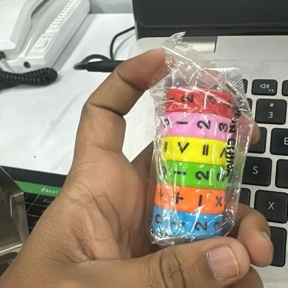 6-piece math magnetic toy set