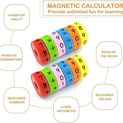 6-piece math magnetic toy set