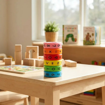 6-piece math magnetic toy set