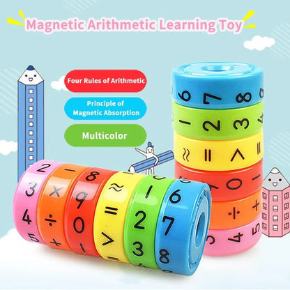 6-piece math magnetic toy set