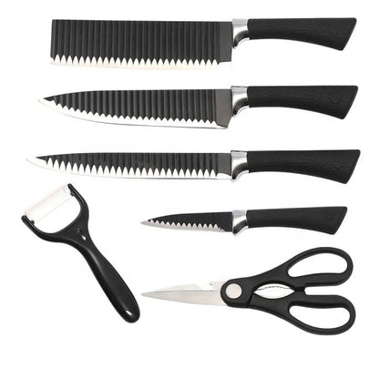 6-piece stainless steel knife set - home & kitchen