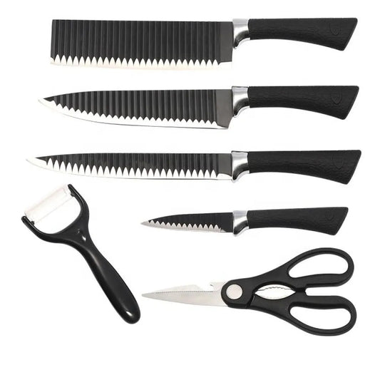 6-piece stainless steel knife set - home & kitchen