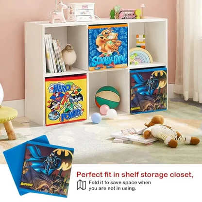 6-piece toy organizer box set