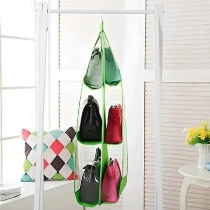 6-pocket hanging bag organizer