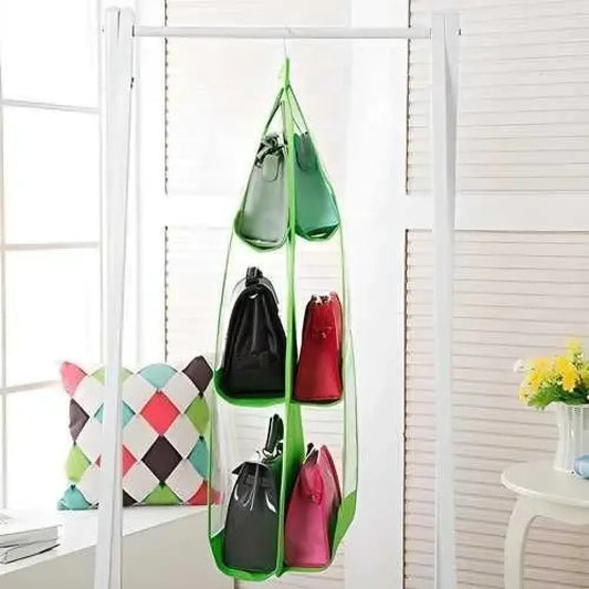 6-pocket hanging bag organizer