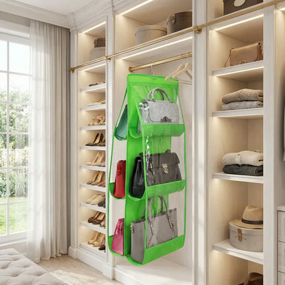 6-pocket hanging bag organizer