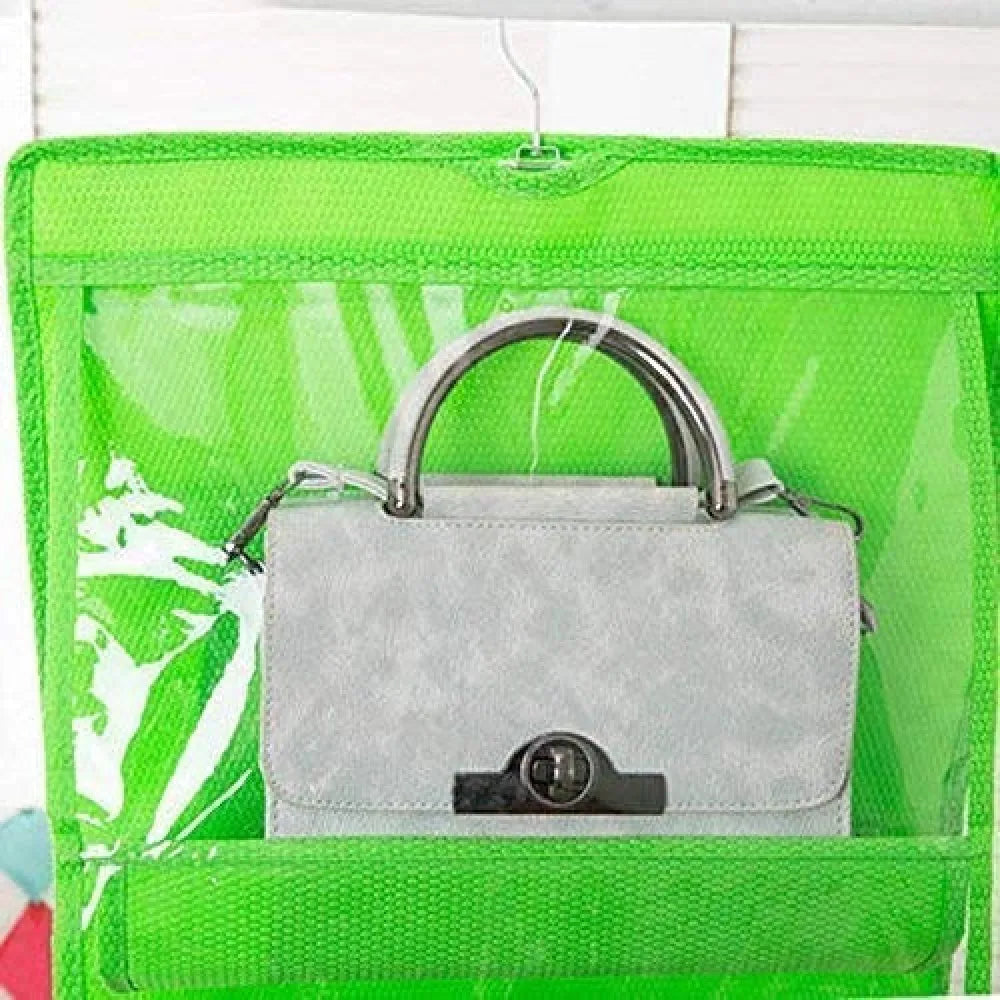 6-pocket hanging bag organizer