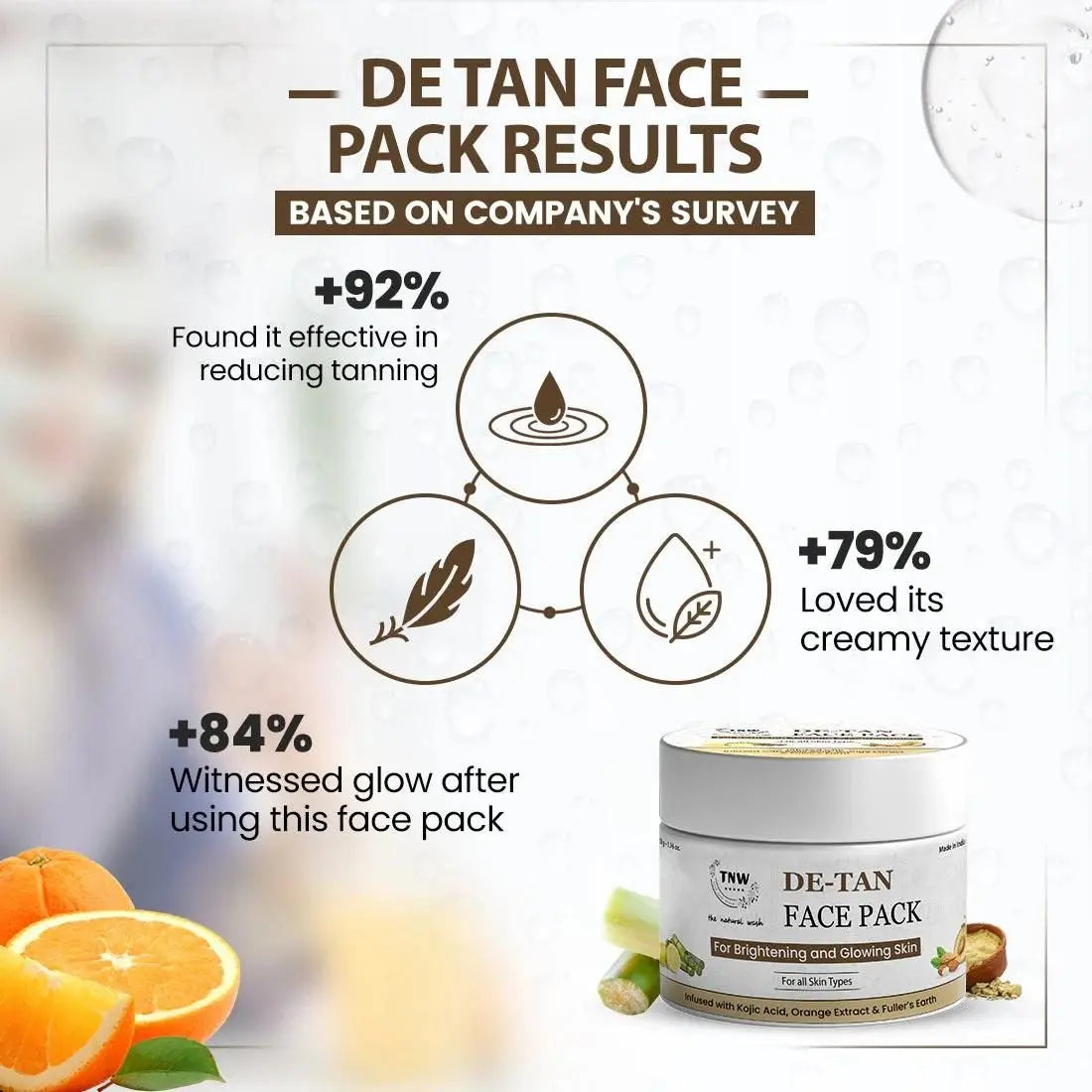 De-tan face pack – 50gm