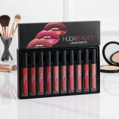 Huda Beauty Matte Lipstick – Pack of 12