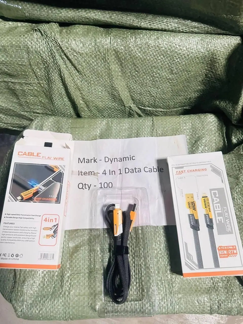 4-in-1 USB C Lightning Cable