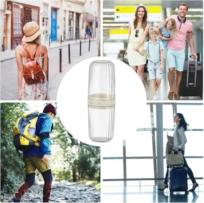 Travel toothbrush storage case