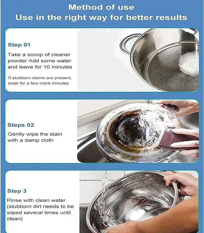 Multipurpose rust remover powder