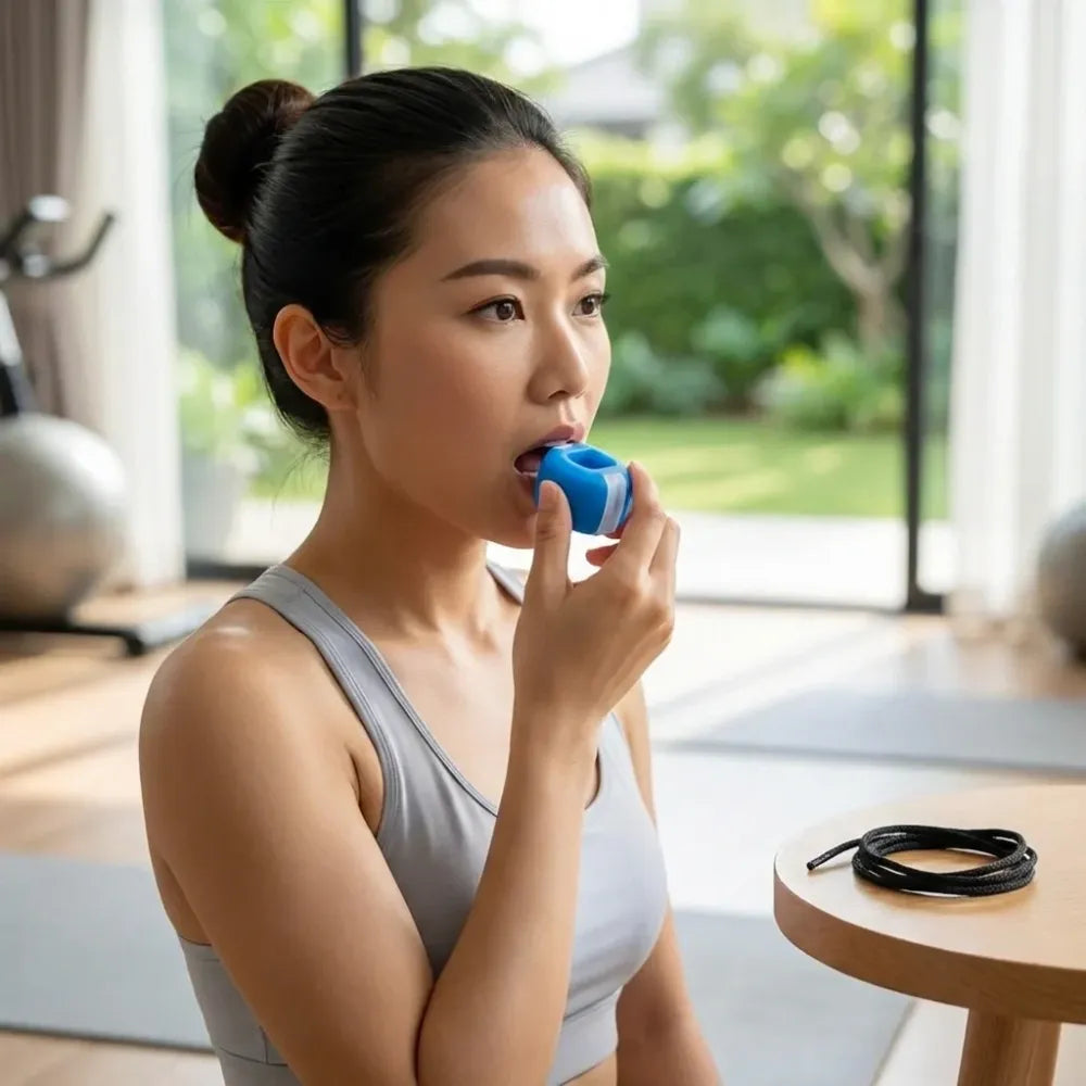 6101c cn mix jaw exerciser used to gain sharp and chiselled jawline easily fast. - health & beauty