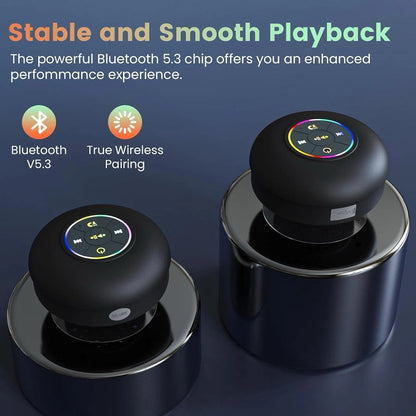 Waterproof Bluetooth Speaker with LED