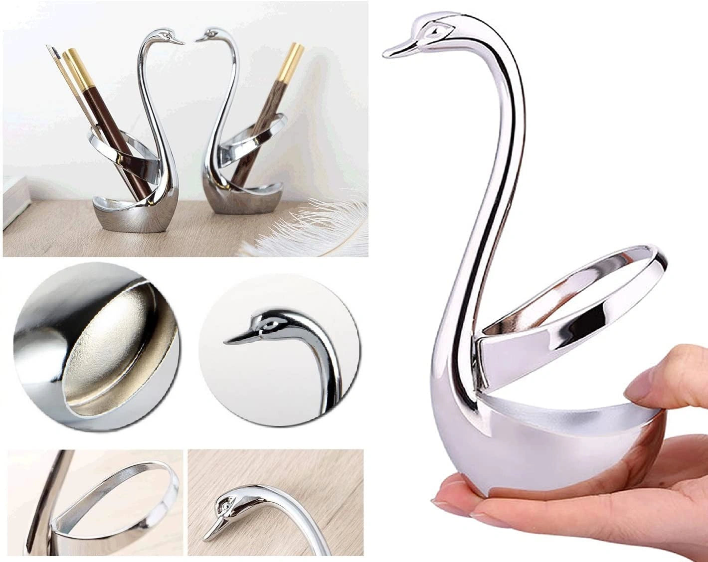Swan fork holder with set