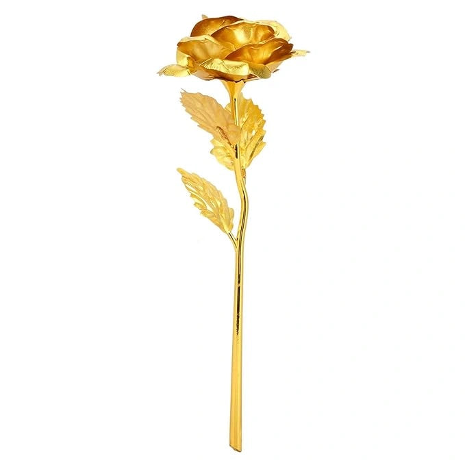 Golden rose decorative piece