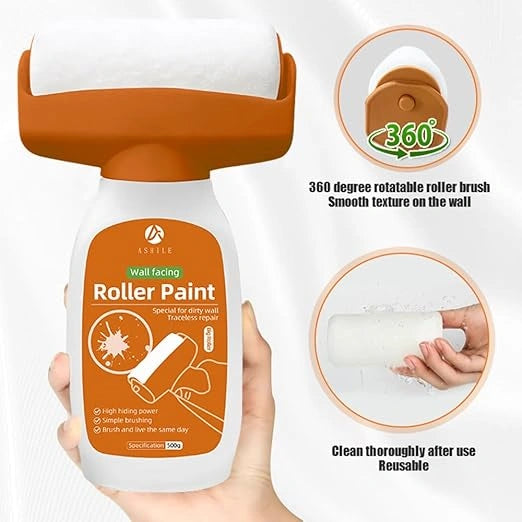 Wall facing roller paint