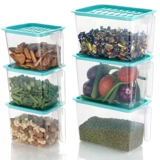 Unbreakable kitchen storage basket (pack of 6)