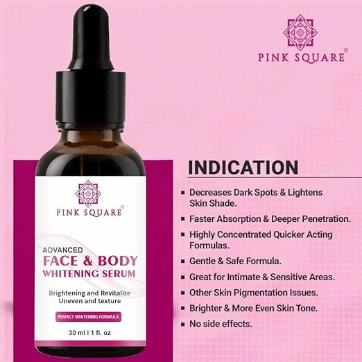 Pink square whitening serum – 60ml