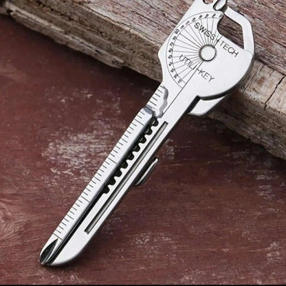8 in 1 Key Shaped Pocket Multitool