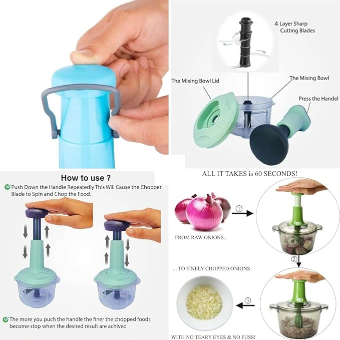 Manual vegetable chopper – pack of 1