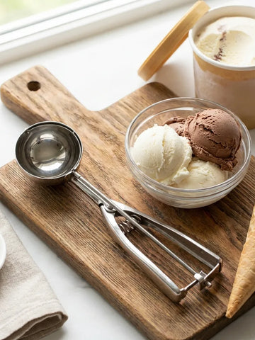 Premium Stainless Steel Ice Cream Scoop With Trigger Release Approx 70 Ml Capacity