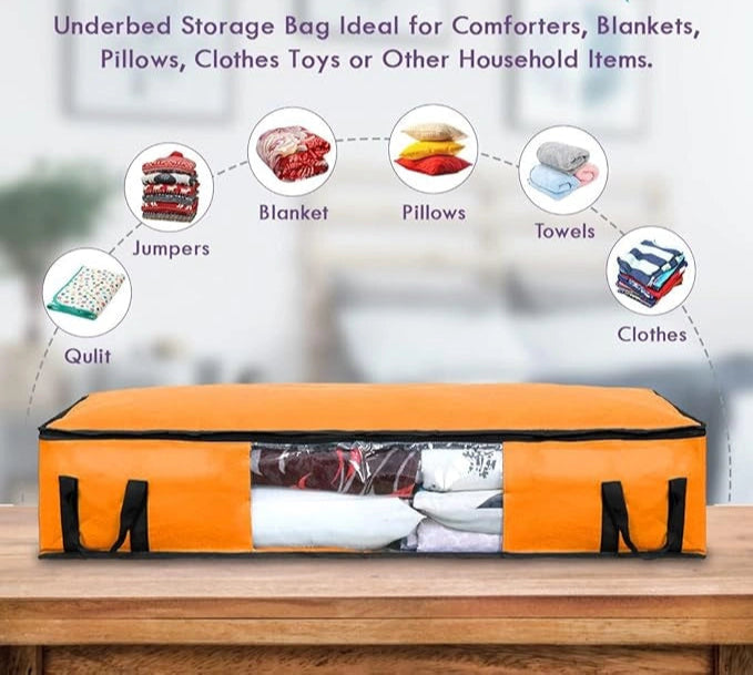 Underbed storage bags – pack of 9