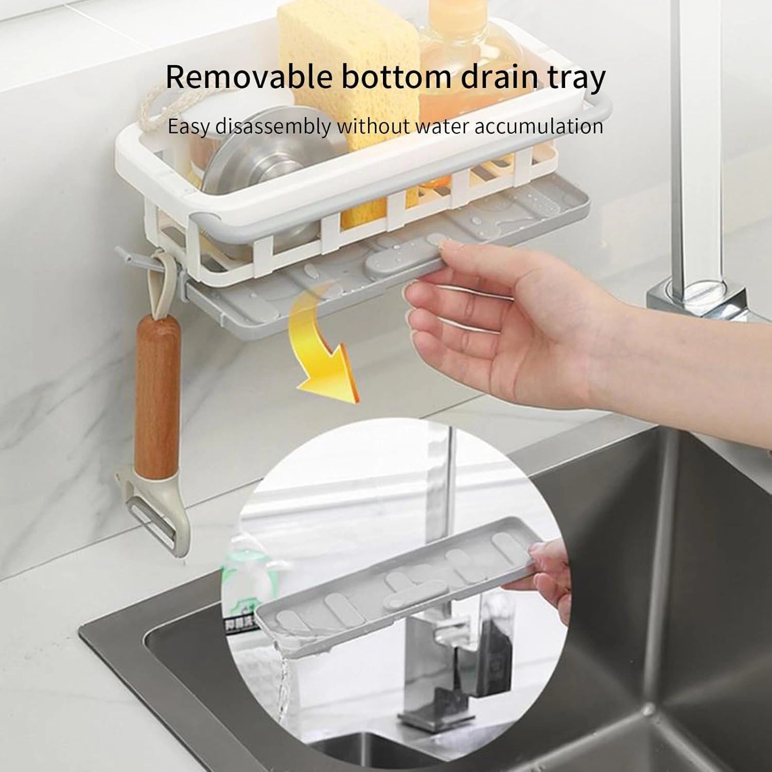 Retractable sink hanging rack – pack of 1