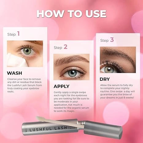 Lushful lash brow serum – pack of 2